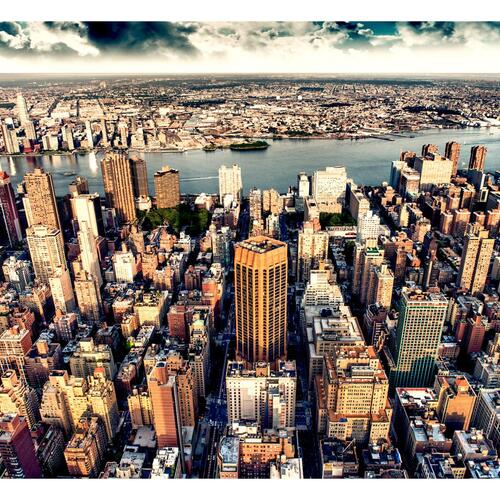 Fototapet - Bird's Eye View of New York