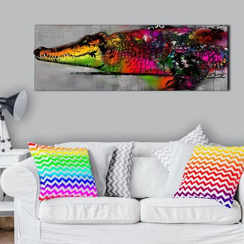 Billede - Colourful Alligator