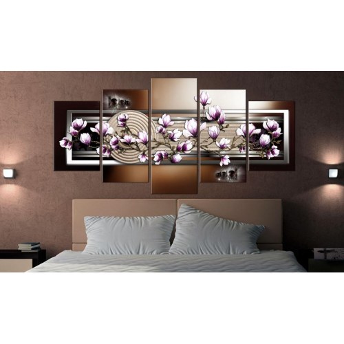 Billede - Zen garden and magnolia