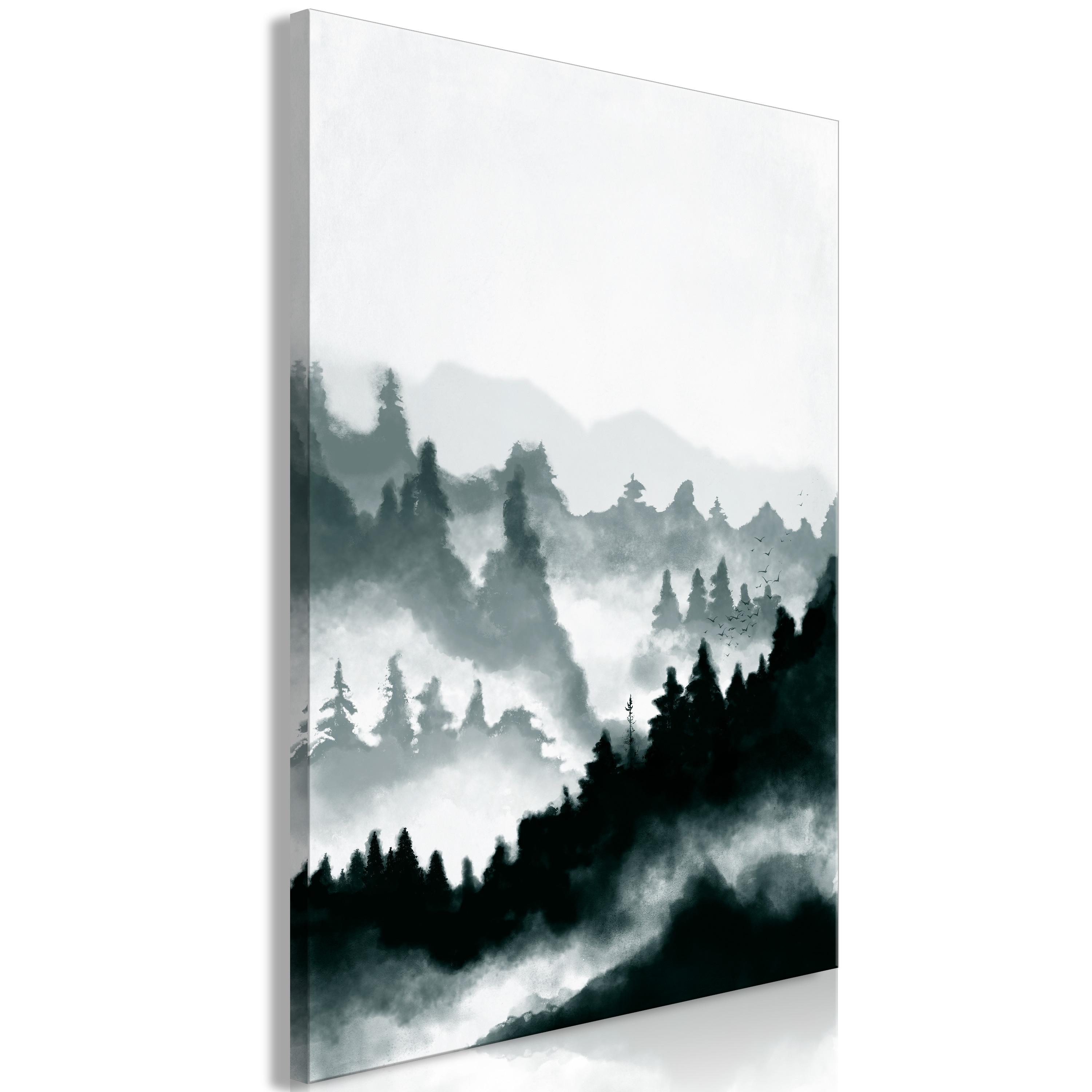 Billede - Hazy Landscape (1 Part) Vertical - 40 x 60 cm - Standard