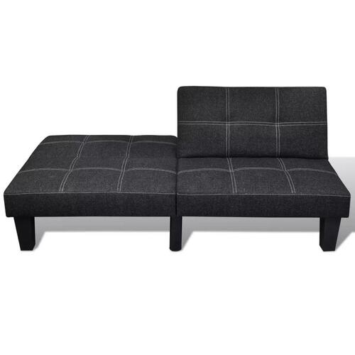 Sovesofa i stof sort