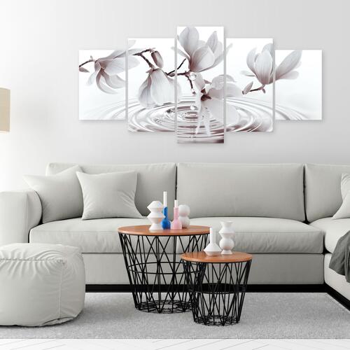 Billede - Magnolias over Water (5 dele) Wide Grey