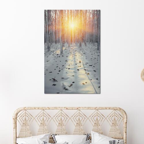 Billede - Winter Afternoon (1 Part) Vertical