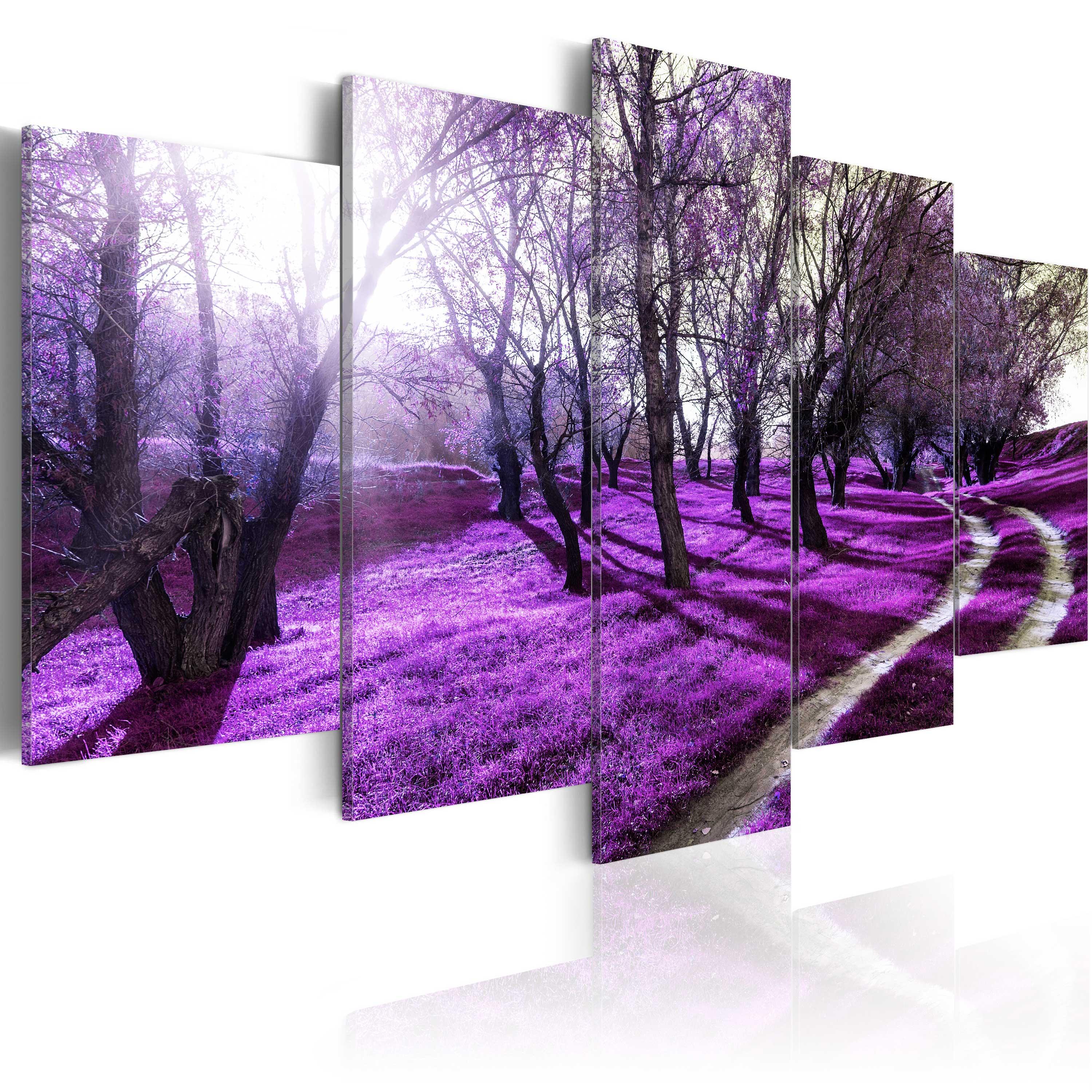 Billede - Lavender orchard - 200 x 100 cm - Standard