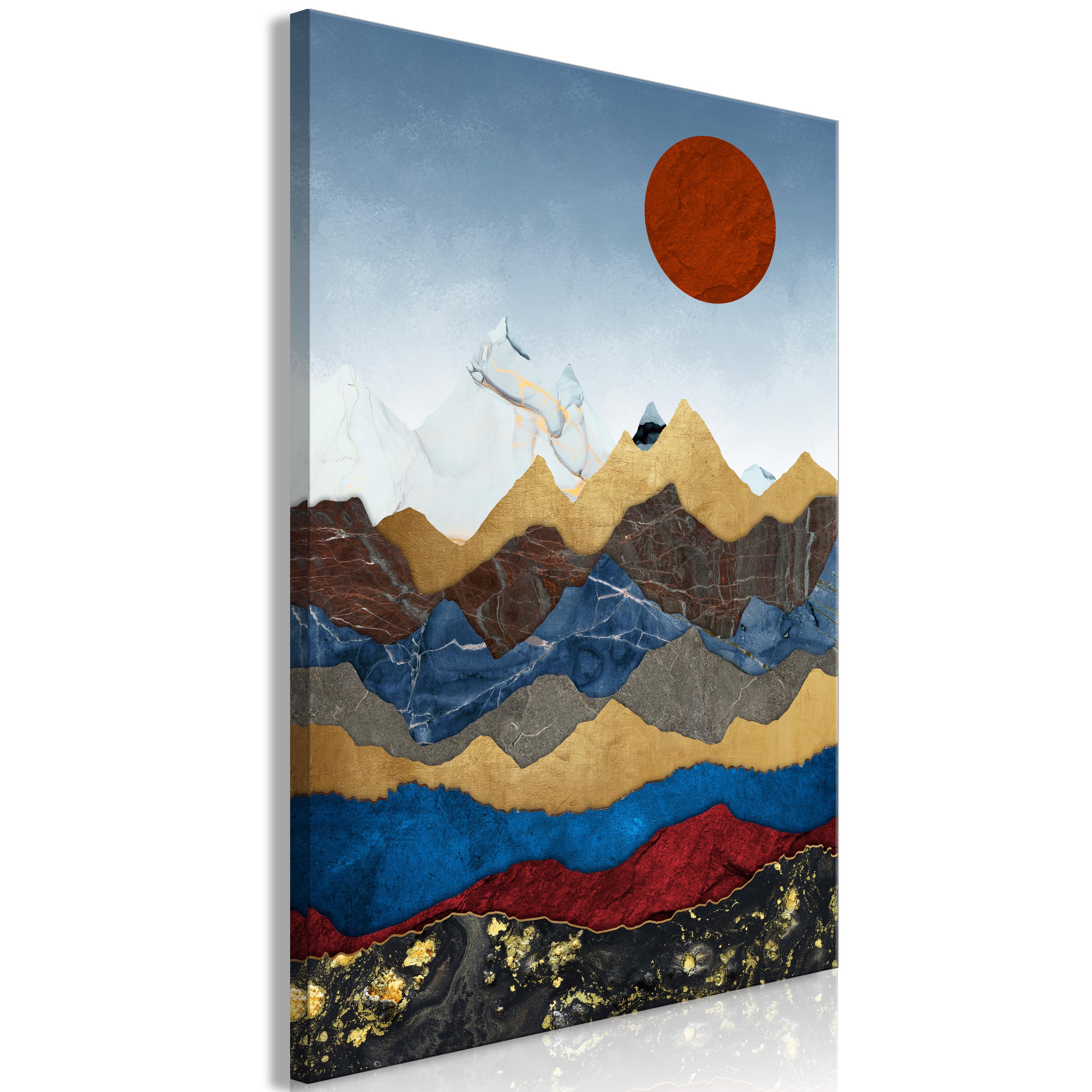 Billede - Colombia's Heart (1 Part) Vertical - 40 x 60 cm - På italiensk lærred