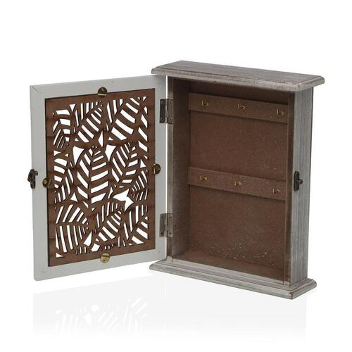 Nøgleskab Versa Hvid Ark Træ MDF 6 x 25 x 19,5 cm