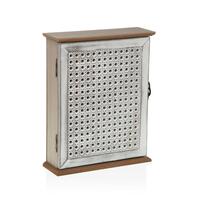 Nøgleskab Versa Hvid Træ MDF 7 x 27 x 21,5 cm