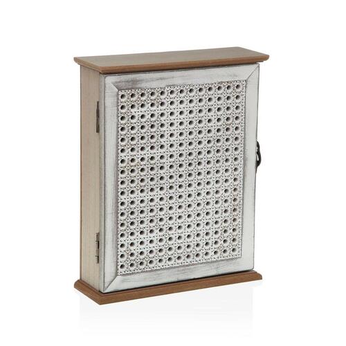 Nøgleskab Versa Hvid Træ MDF 7 x 27 x 21,5 cm