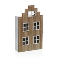 Nøgleskab Versa Hus Træ MDF 5 x 29,5 x 17,5 cm