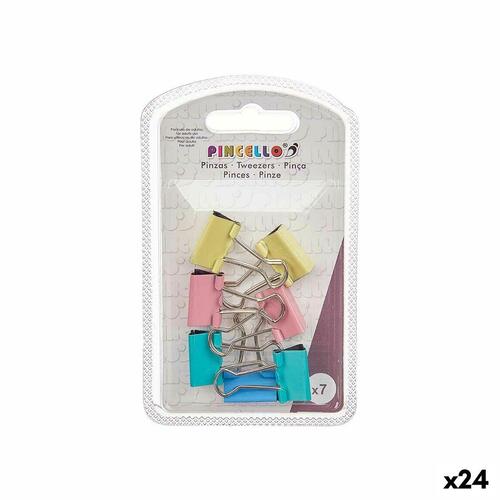 Klemmer Clip Small Multifarvet Metal (24 enheder)