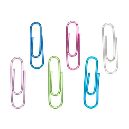 Clip Small Multifarvet Metal (24 enheder)