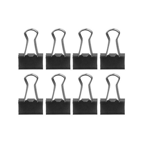 Klemmer Clip Small Sort Metal (24 enheder)