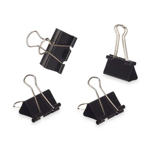 Klemmer Clip Stor Sort Metal (24 enheder)
