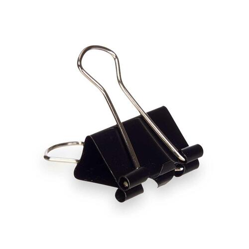 Klemmer Clip Medium Sort Metal (24 enheder)