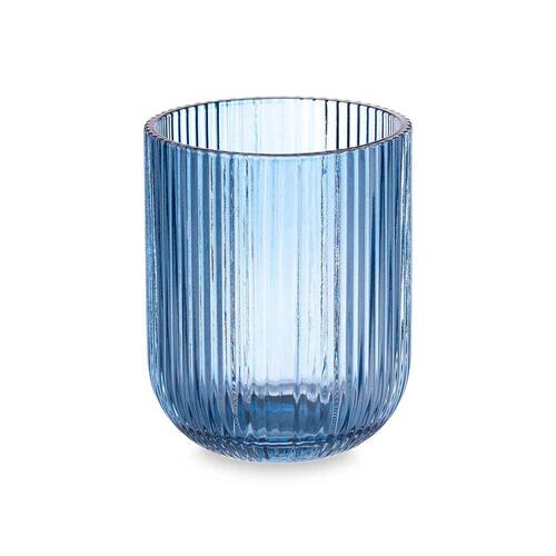 Glas Striber Blå Krystal 270 ml (6 enheder)
