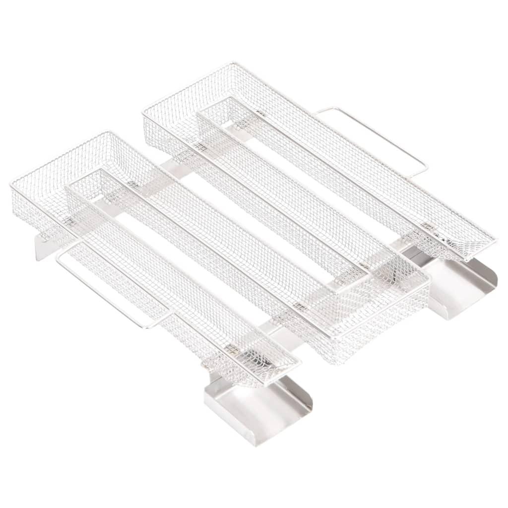 Koldrøgsgenerator 22,5 cm fire sider rustfrit stål billede