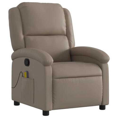 Massagestol kunstlæder cappuccino