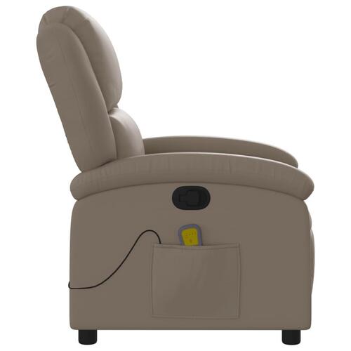 Massagestol kunstlæder cappuccino