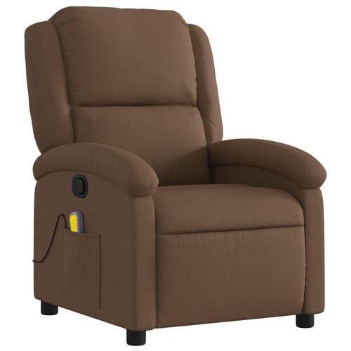 Massagestol stof brun