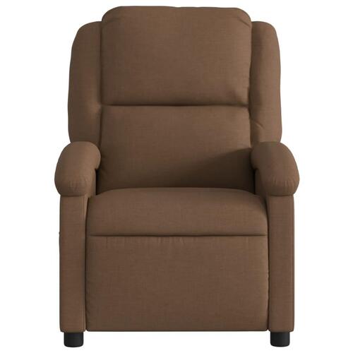 Massagestol stof brun