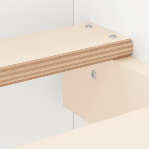 Sengeramme med gavl og fodgærde 160×200 cm - hvid