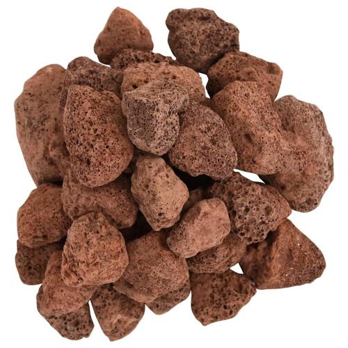 Vulkanske sten 10 kg 3-5 cm rød