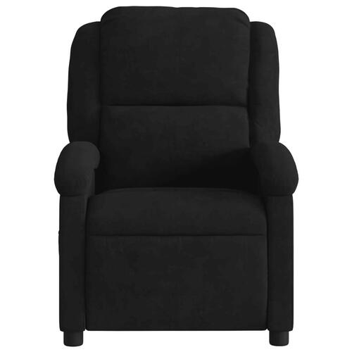 Lænestol velour sort
