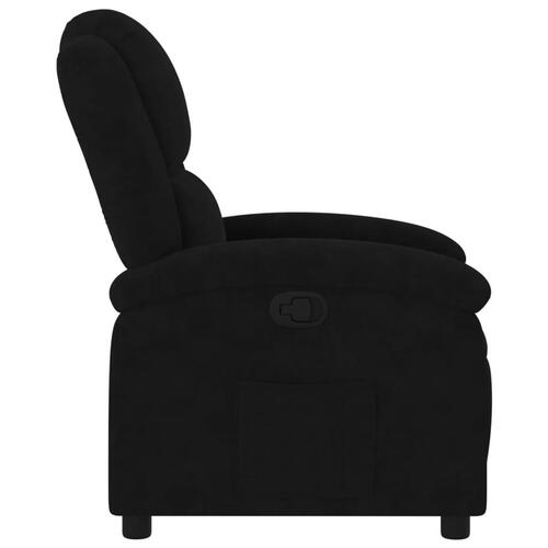 Lænestol velour sort