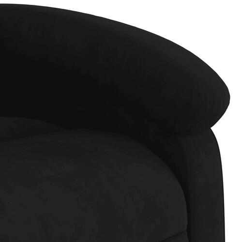 Lænestol velour sort