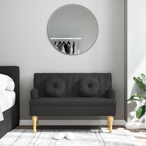 Bænk med hynder 113x64,5x75,5 cm stof stof