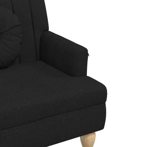 Bænk med hynder 113x64,5x75,5 cm stof stof