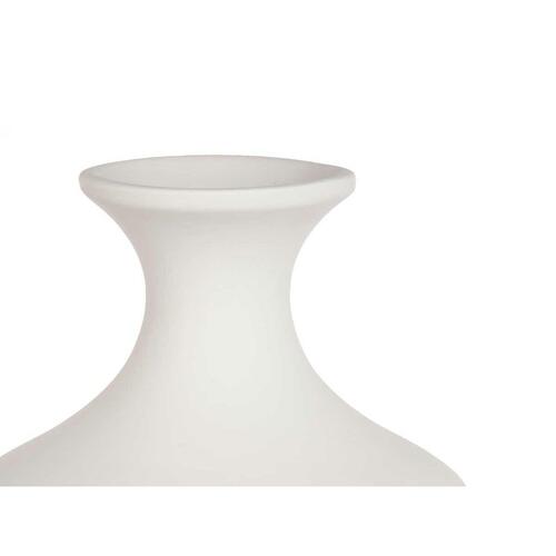 Vase Hvid Keramik 21 x 39 x 21 cm (2 enheder)