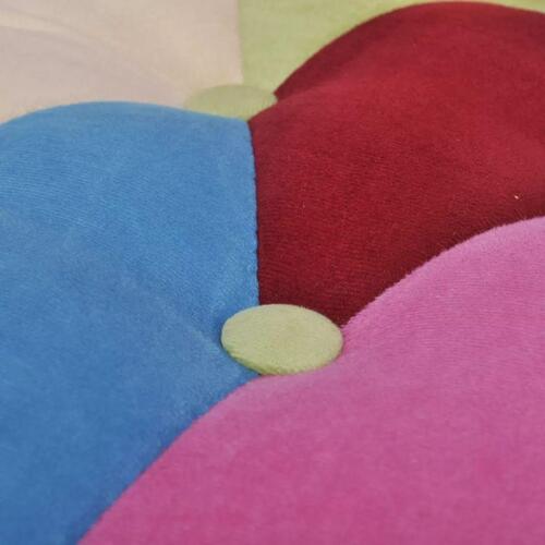 Fransk stol med patchwork-design stof