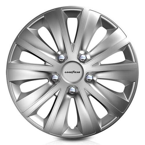 Hjulkapsel Goodyear Shanghai Sølvfarvet 16" (4 stk) (OUTLET A+)