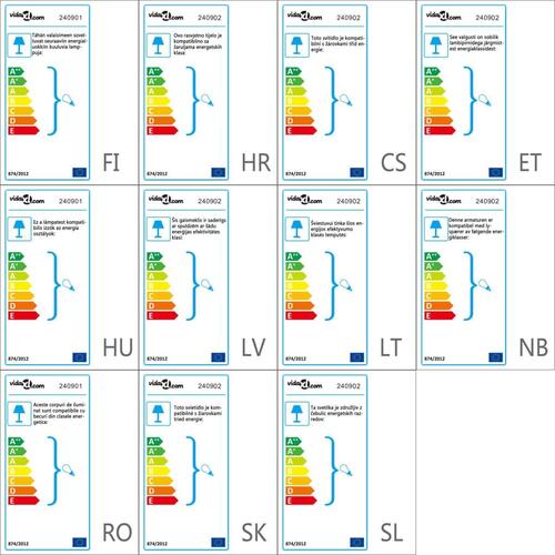 Standerlampe med højt stativ hvid