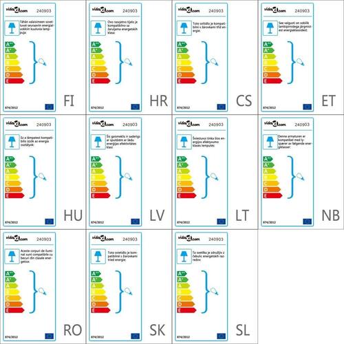 Standerlampe med skærm og dekoration af 4 stablede kugler sort