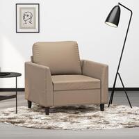 Lænestol 60 cm kunstlæder Cappuccino