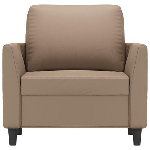 Lænestol 60 cm kunstlæder Cappuccino