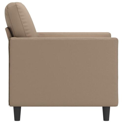 Lænestol 60 cm kunstlæder Cappuccino