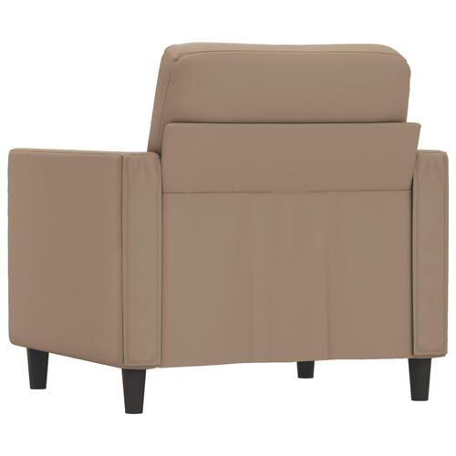 Lænestol 60 cm kunstlæder Cappuccino