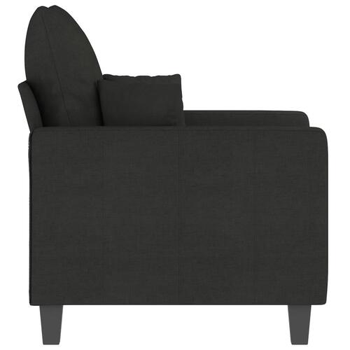 Lænestol 60 cm stof sort