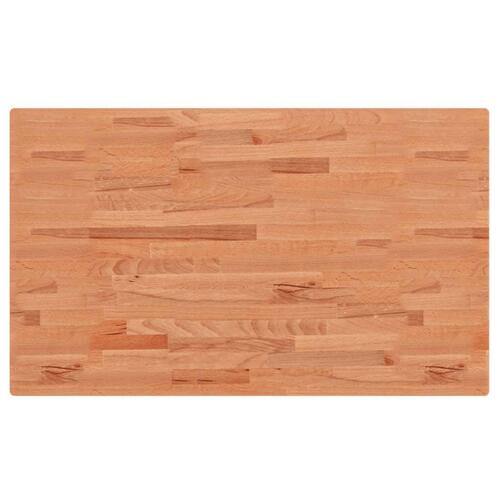 Bordplade 100x60x1,5 cm rektangulær massivt bøgetræ