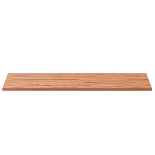 Bordplade 100x60x1,5 cm rektangulær massivt bøgetræ