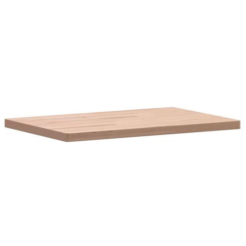 Bordplade 60x40x2,5 cm rektangulær massivt bøgetræ