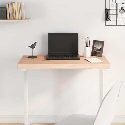 Bordplade 100x50x4 cm rektangulær massivt bøgetræ