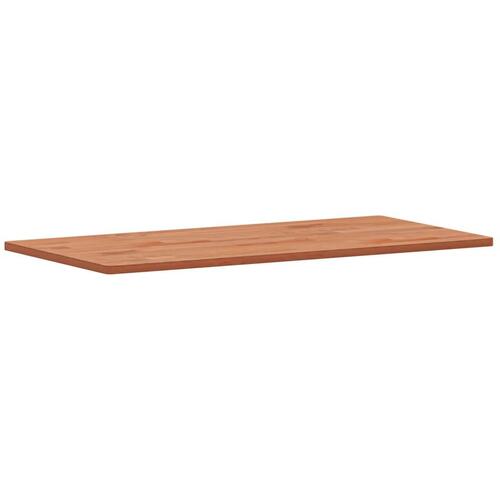 Bordplade til badeværelse 100x50x1,5 cm ubehandlet massiv bøg