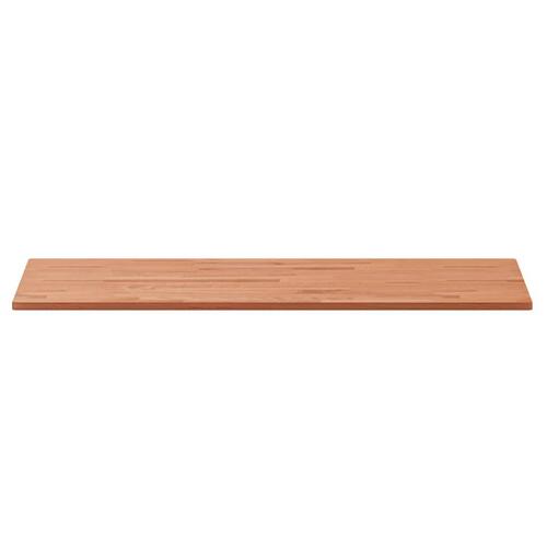 Bordplade til badeværelse 100x50x1,5 cm ubehandlet massiv bøg