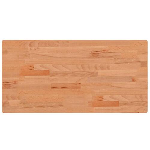 Bordplade til badeværelse 80x40x2,5 cm massivt bøgetræ