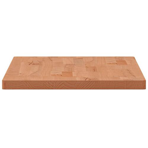 Bordplade til badeværelse 80x40x2,5 cm massivt bøgetræ