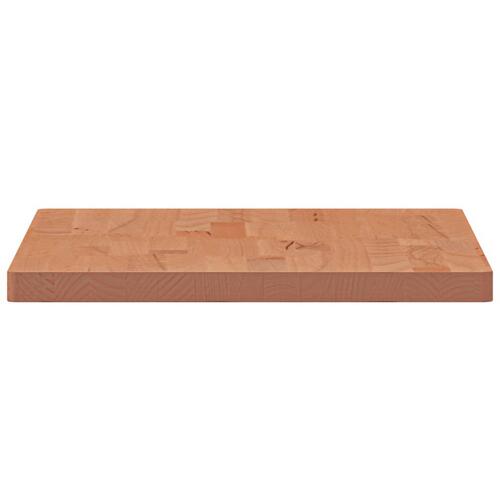 Bordplade til badeværelse 60x40x2,5 cm massivt bøgetræ
